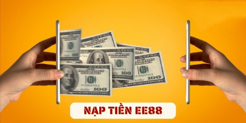 EE88 nạp tiền thông qua giao dịch tại quầy ngân hàng